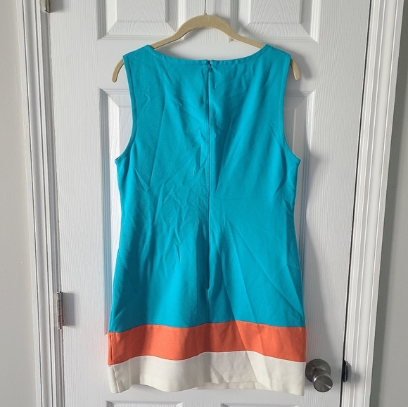 SALE!! Trina Turk Color Block Shift Dress - Picture 2 of 4